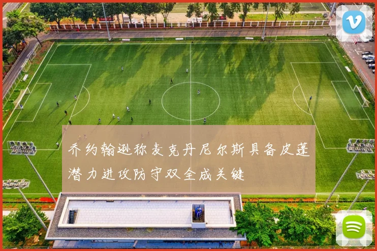 乔约翰逊称麦克丹尼尔斯具备皮蓬潜力进攻防守双全成关键